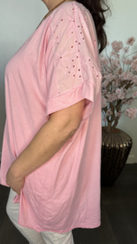 Shirt Jessica met ketting Roze