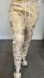 Jogger golden flower zand SALE