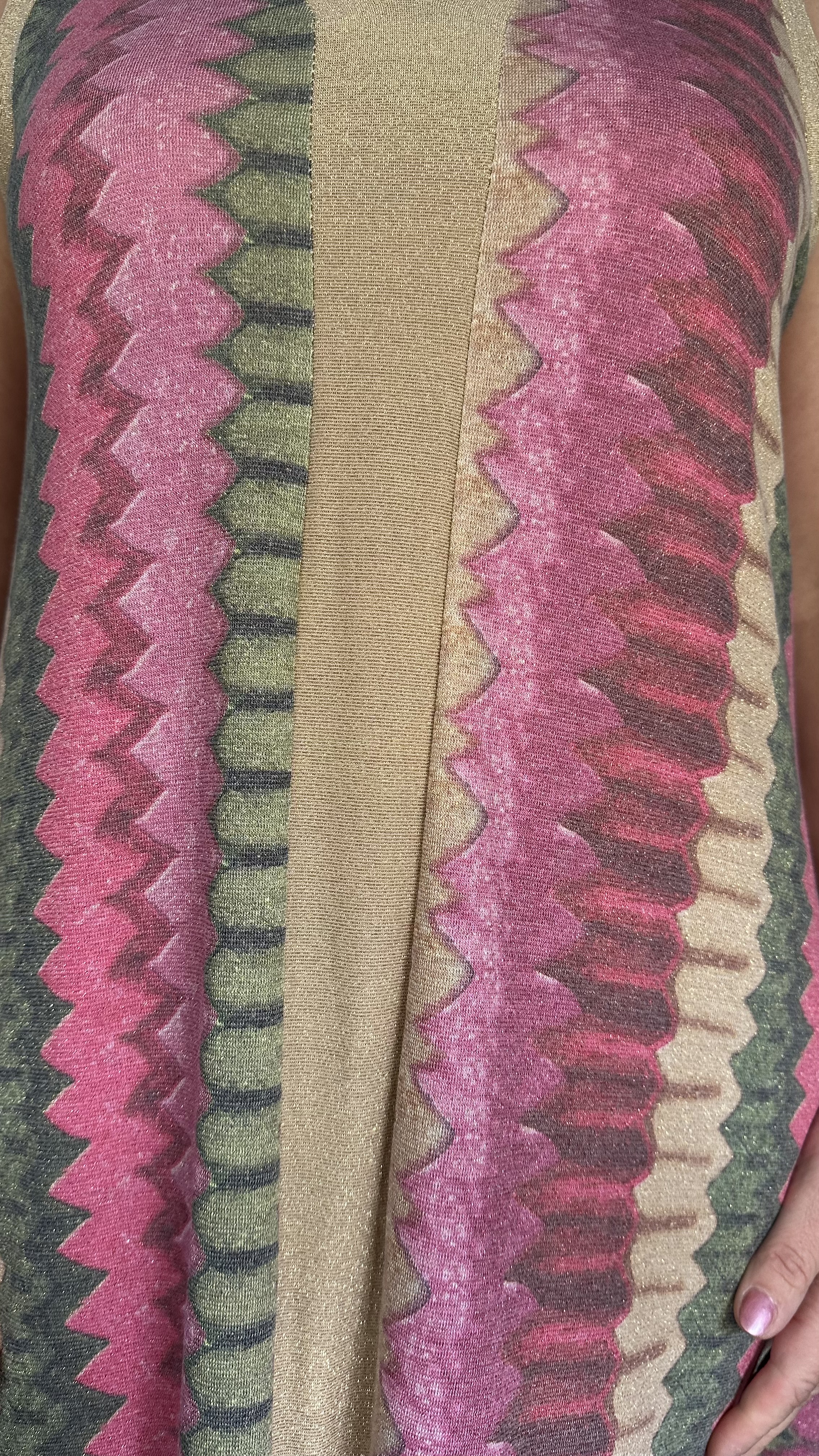 Jurk Vianna fuchsia/ groen