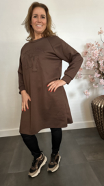 Jurk/ tuniek 2d print NY Choco