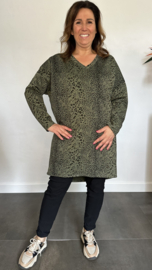 Tuniek cheeta met v-hals army