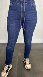 G-smack stretch joggjeans met elastiek