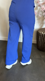 Highwaist WIDE LEG jogger Kobalt
