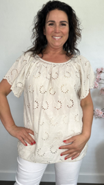 Broderie blouse Olivia Zand