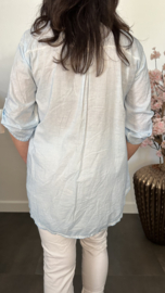 Blouse Naomi IJsblauw