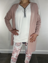 Vest Viki  kort oud roze