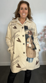 Vest/jas Lady Shopping bruin