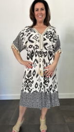 Jurk Carla aztec zwart
