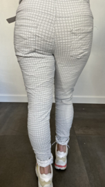 Joggjeans jacquard Bibi grijs