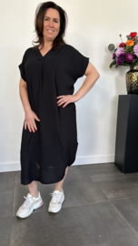 Jurk Maya +Size zwart