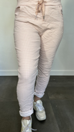 Joggjeans jacquard Bibi roze