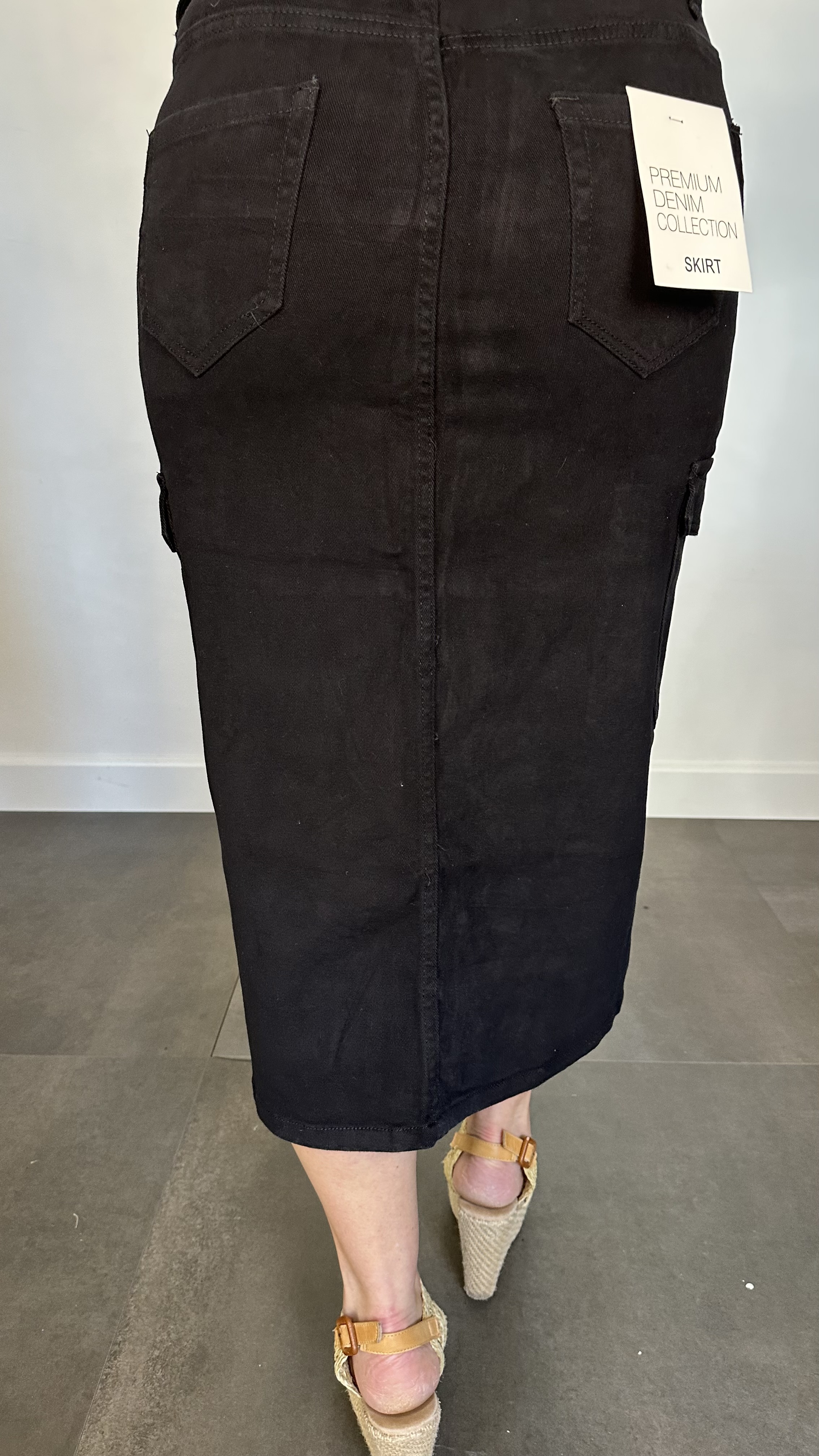 Denim rok G-smack zwart