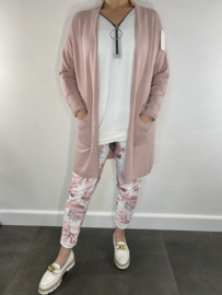 Vest Viki  kort oud roze