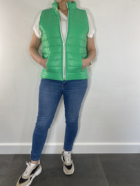 Bodywarmer gewatteerd groen SALE