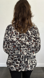 Ballon shirt met elastiek Laura (+size)