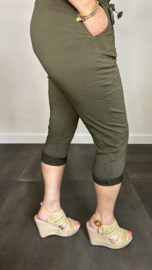 Comfy CAPRI joggjeans donker army