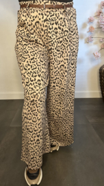 Panter palazzo broek Maud Taupe