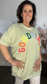 Sweatshirts Good vibes Licht groen