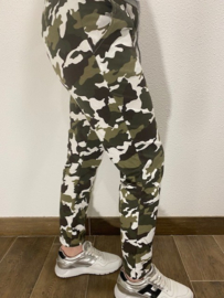 Joggingbroek camouflage groen