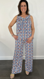 2-Delige set Lizzy bloesem blauw 