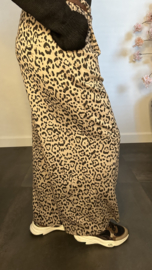 Panter palazzo broek Maud Taupe