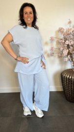 2-Delig pak Reza met strik IJsblauw