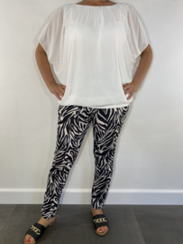 Stretch broek Emma zebra