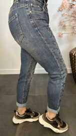 G-smack MOM fit stretch jeans Panter Sparkle
