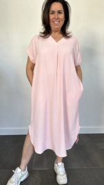 Jurk Maya +Size roze