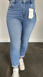 Red Berry/G-smack stretch jeans MOM fit denim blue