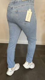 B.S. Jeans Skinny "zilver glitter"