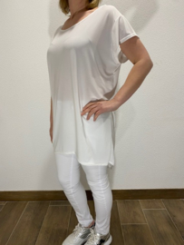 Shirt  met koord ecru SALE