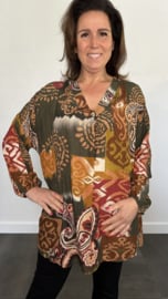 Blouse claire paisley army