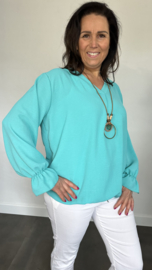Top Maya crepe +SIZE new mint