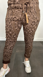 Joggjeans mandala bruin