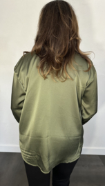 Blouse Roxy satijn look army SALE