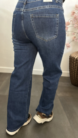 G-smack Wide leg stretch jeans Silver Sparkle