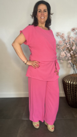 2-Delig pak Reza met strik fuchsia