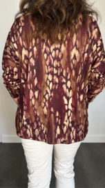 Top Gigi panter Bordeaux