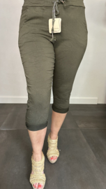 Comfy CAPRI joggjeans donker army
