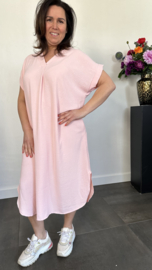 Jurk Maya +Size roze