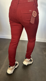 B.S. Skinny high Waist  jeans  bordeaux