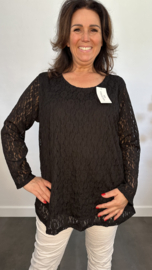 Kanten blouse Esmee Zwart