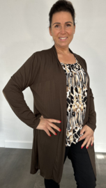 Vest Kiki donker bruin