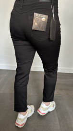 B.S. stretch broek zwart