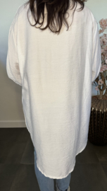 Blouse/ jurk Nicole mesh gestreept