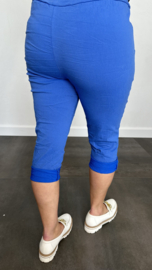 Comfy CAPRI joggjeans kobalt blauw