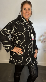 Vest Bodhi met capuchon Zwart