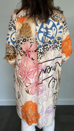 Blouse animal love ecru