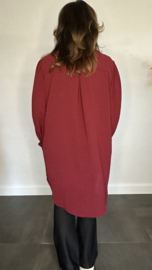 Tuniek Maya lange mouw +SIZE bordeaux